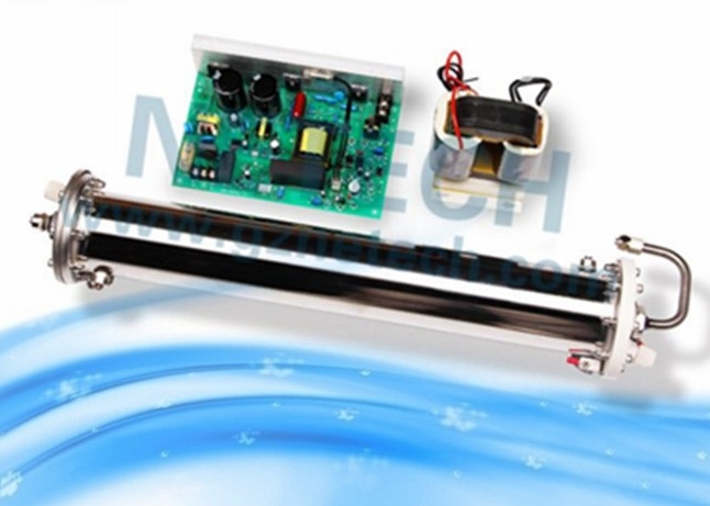 80g/Hr Water Cooling Ozone Enamel Tube With Power Board For Water Purification